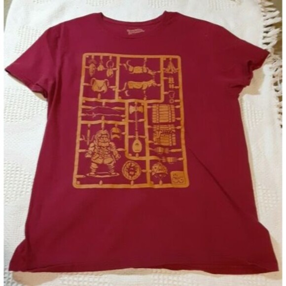 Loot Crate Lootwear Dungeons & Dragons Scarlet T-Shirt Size Large Red - Picture 1 of 6